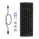 NZXT Function Elite MiniTKL Magnetic Switches Wired RGB Gaming Keyboard Black