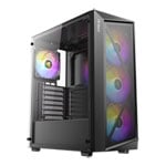 Antec AX67 ARGB Black Tempered Glass Mid-Tower ATX Case