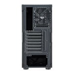 FSP CMT223S Silent ATX Mid Tower PC Gaming Case with 4x 120mm Fans Black
