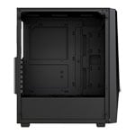 FSP CMT195A ARGB Tempered Glass Mid Tower Case with 4x 120mm ARGB Fans Black
