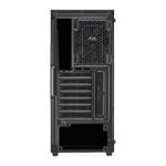FSP CMT195A ARGB Tempered Glass Mid Tower Case with 4x 120mm ARGB Fans Black