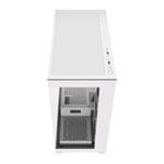 FSP M340 Tempered Glass Mid Tower PC Gaming Case with 4x 120mm ARGB Fans White