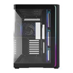 FSP M580PLUS Case Black Dual Chamber Mid Tower TG Gaming Case inc 4x 120mm ARGB Fan's ATX/BTF