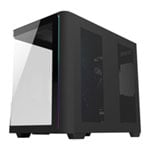 FSP M580PLUS Case Black Dual Chamber Mid Tower TG Gaming Case inc 4x 120mm ARGB Fan's ATX/BTF