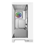 FSP M540 ARGB Dual Chamber Mid Tower Tempered Glass PC Gaming Case with 4x 120mm ARGB Fans White