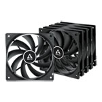 Arctic F12 PWM 120mm Fans Black (5 Pack)