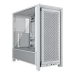 Corsair FRAME 4000D RS White Tempered Glass Modular Mid Tower ATX PC Case