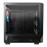 Montech X5 Black Mid Tower PC Case with 4 x ARGB Fans