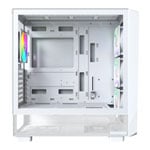 Montech X5 White Mid Tower PC Case with 4 x ARGB Fans