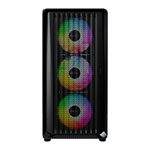 Montech X5M Black microATX Case with 4 x ARGB Fans