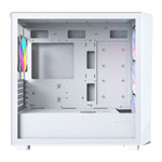 Montech X5M White microATX Case with 4 x ARGB Fans
