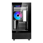 SilverStone Lucid 04 Tempered Glass Black Micro-ATX Case