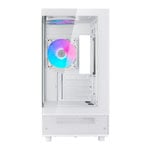 SilverStone Lucid 04 Tempered Glass White Micro-ATX Case