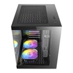 Antec CX60M ARGB Micro-ATX Mini Tower Tempered Glass Black PC Gaming Case