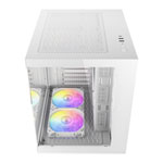 Antec CX60M ARGB Micro-ATX Mini Tower Tempered Glass White PC Gaming Case