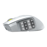 CORSAIR Scimitar Elite Wireless SE Optical MOBA/MMO RGB Gaming Mouse - White