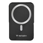 Verbatim Charge 'n' Go Wireless / USB-C 10000mAh Power Bank with Stand, Black