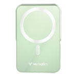 Verbatim Charge 'n' Go Wireless / USB-C 10000mAh Power Bank with Stand, Green