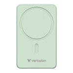 Verbatim Charge 'n' Go Wireless / USB-C 5000mAh Power Bank, Green