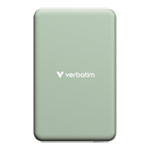 Verbatim Charge 'n' Go Wireless / USB-C 5000mAh Power Bank, Green