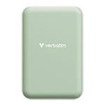 Verbatim Charge 'n' Go Wireless / USB-C 20000mAh Power Bank, Green