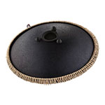 Meinl Sonic Energy Octave Steel Tongue Drum, Black, Engraved Floral Design, D Kurd