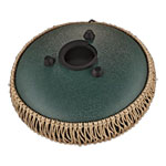 Meinl Sonic Energy 10" Medium Octave Steel Tongue Drum, F# Minor, 8 Notes, 432 Hz, Dark Green