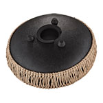 Meinl Sonic Energy 10" Medium Octave Steel Tongue Drum, B Minor, 8 Notes, 432 Hz, Black