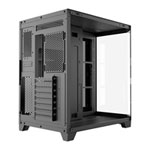 CiT DS360 Black Mid Tower Tempered Glass PC Gaming Case