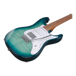 Ibanez AZ22S1F Transparent Turquiose Burst