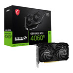 Open Box MSI NVIDIA GeForce RTX 4060 Ti 16GB VENTUS 2X BLACK OC Ada Lovelace Graphics Card