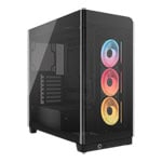 CORSAIR Frame 4500X LX-R RGB LINK Tempered Glass Modular Mid Tower PC Case