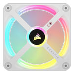 Refurbished Corsair iCUE LINK QX120 RGB White 120mm PWM Fan Triple Pack Starter Kit