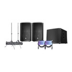 Electrovoice - ELX200-12P (Pair) + EKX-18SP + Stands and Leads