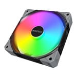 Montech E28 ARGB 120mm Black PWM Fans - 3 Pack w/ Fan Hub