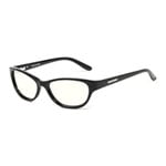 GUNNAR Optiks Jewel +1.75 Anti Blue-Light Onyx Clear Tint Women's Computer Glasses