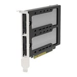 ICY DOCK ExpressSlot Elite 2 Bay M.2 NVMe SSD to PCIe 5.0 x8 Mobile Rack Enclosure
