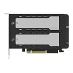 ICY DOCK ExpressSlot Elite 2 Bay M.2 NVMe SSD to PCIe 5.0 x8 Mobile Rack Enclosure