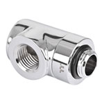 Thermaltake Pacific F-Pro CL-W438-CU00SL-A G1/4" Chrome 90 Degree Adapter
