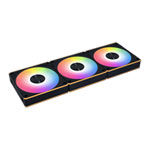 Lian Li UNI FAN CL Wireless Reverse Blade 120mm Fan Black 3 Pack With Hub