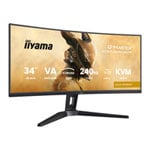 iiyama 34" GCB3486WQSCP-B1 240Hz Ultra-Wide Quad HD FreeSync Premium Curved VA Monitor