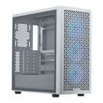 Cooler Master Elite 502 White ARGB Mid Tower TG PC Case