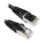 Cables Direct 15M Cat6a LSZH RJ45 Black Moulded Snagless Ethernet Cable
