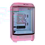 Open Box Thermaltake The Tower 300 Bubble Pink Micro Tower Tempered Glass PC Gaming Case
