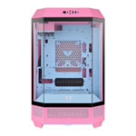 Open Box Thermaltake The Tower 300 Bubble Pink Micro Tower Tempered Glass PC Gaming Case