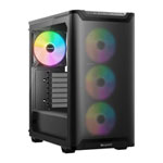 Open Box be quiet! Pure Base 501 LX Tempered Glass Window Black RGB Mid Tower PC Gaming Case