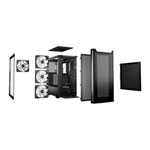 Open Box be quiet! Pure Base 501 LX Tempered Glass Window Black RGB Mid Tower PC Gaming Case