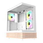 Thermaltake View 270 Plus WS ARGB Mid Tower Tempered Glass PC Gaming Case Snow White