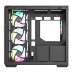 Thermaltake View 380 WS ARGB Mid Tower Tempered Glass PC Gaming Case Black