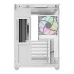 Thermaltake View 380 WS ARGB Mid Tower Tempered Glass PC Gaming Case Snow White